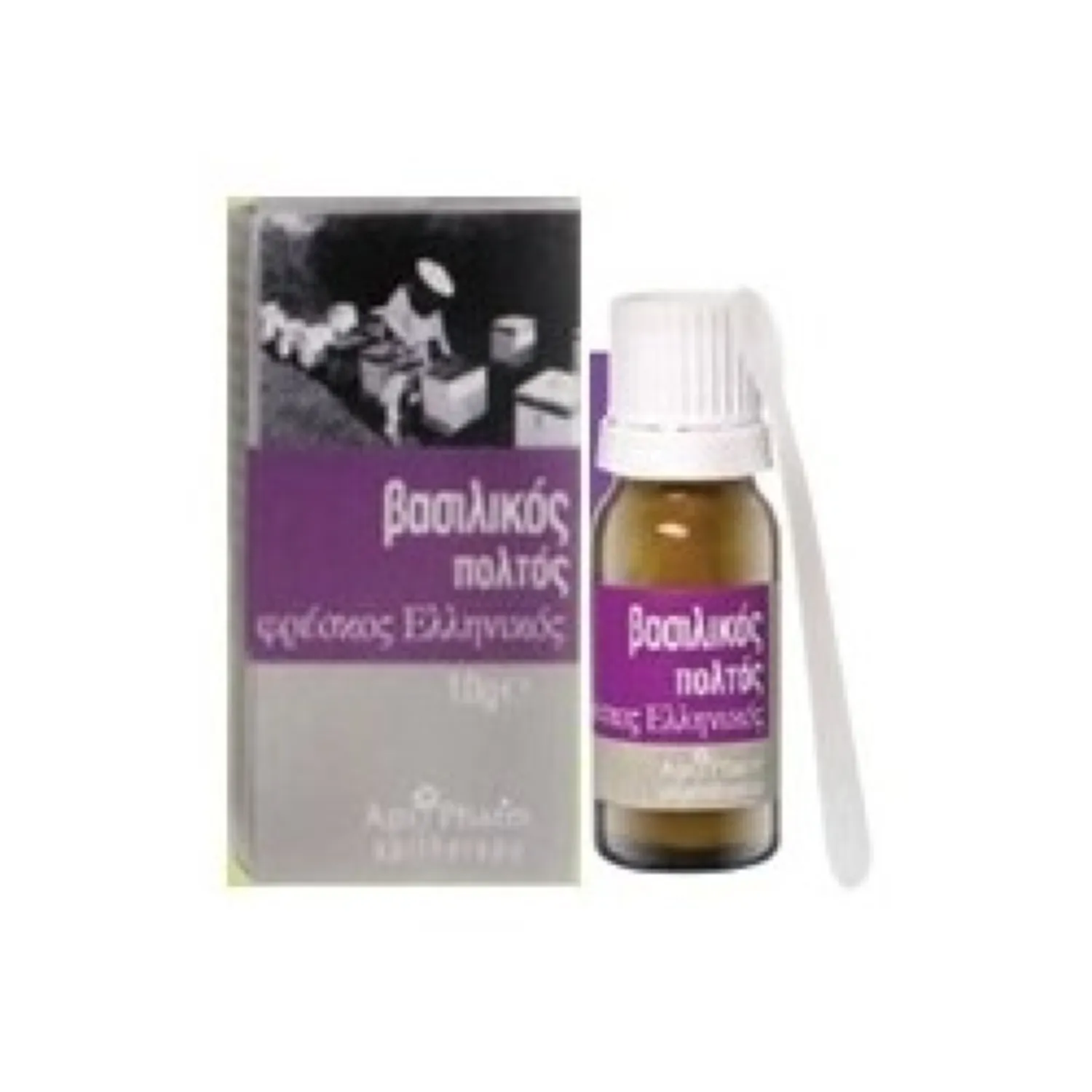 ELLHNIKOS_BASILIKOS_POLTOS_10GR_PETROS Apipharm Βασιλικός Πολτός Ελληνικός Βιταμίνη για Ενέργεια & Ανοσοποιητικό 10gr - Image 1