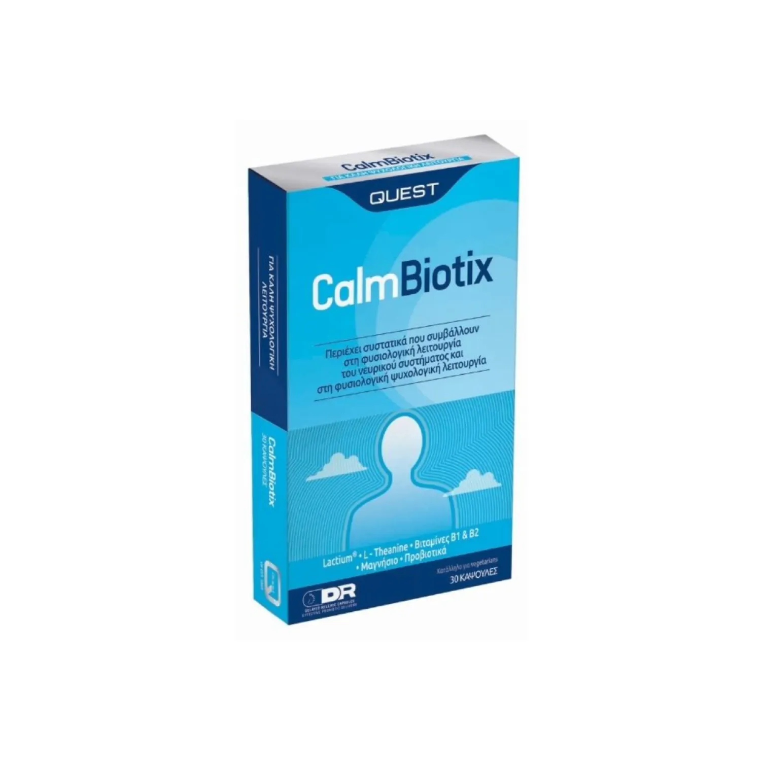 DQ-09_PETROS Quest Calm Biotix Συμπλήρωμα για το Άγχος 30 κάψουλες - Image 1