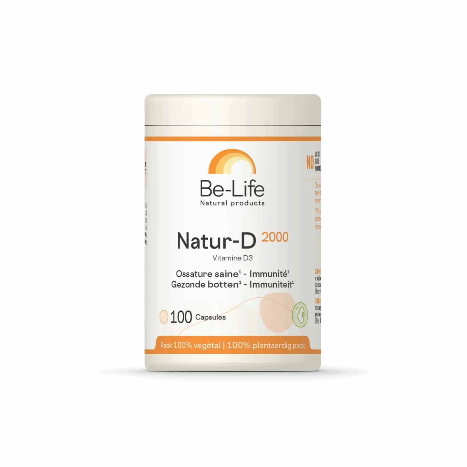 Be-Life Natur-D 2000 Βιταμίνη για Ενίσχυση του Ανοσοποιητικού & την Υγεία των Οστών 100 κάψουλες_PETROS Be-Life Natur-D 2000 Βιταμίνη για Ενίσχυση του Ανοσοποιητικού & την Υγεία των Οστών 100 κάψουλες - Image 1