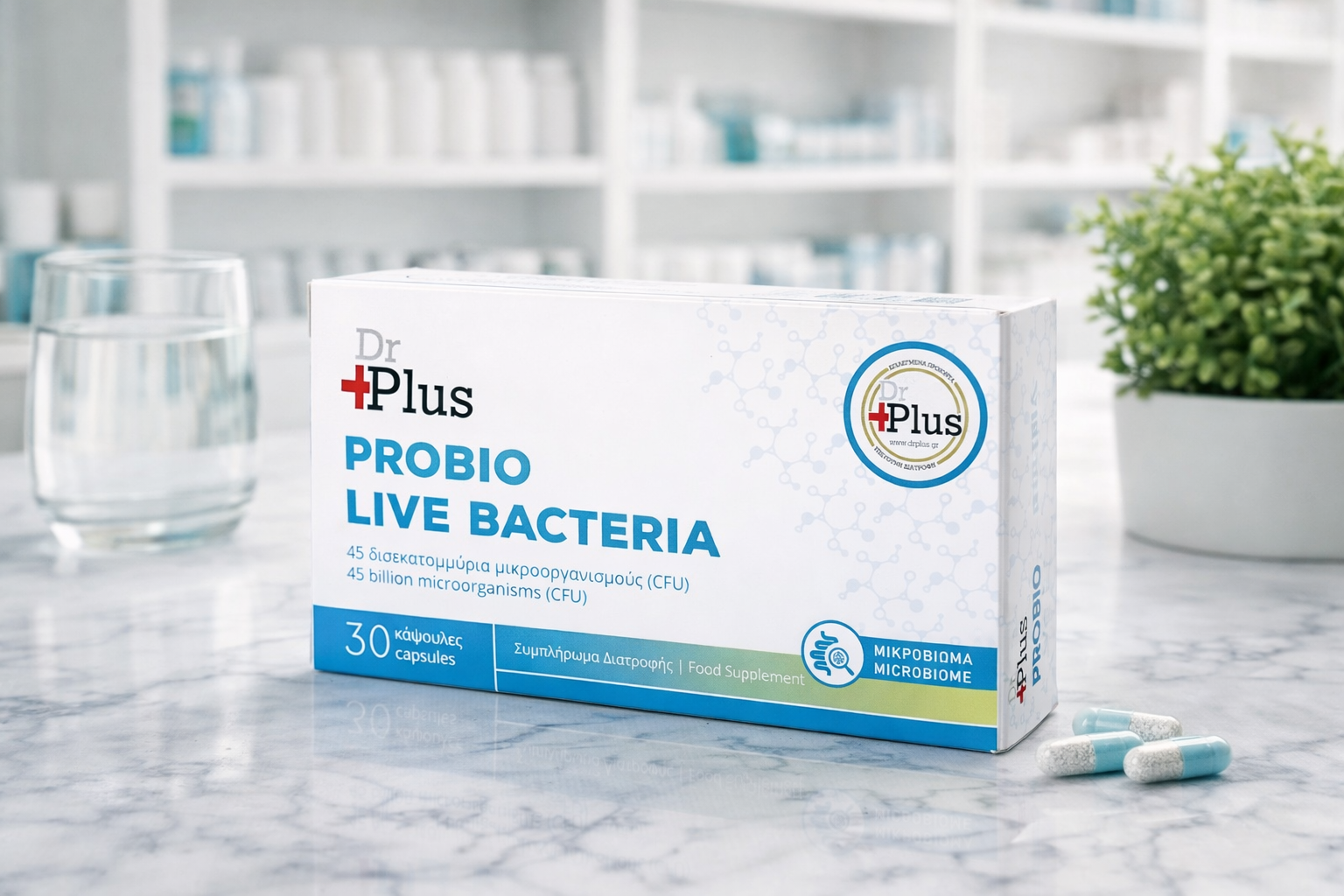 3FB1B61A-6908-40ED-8718-14B01C74ACA0 DR.PLUS PROBIO LIVE BACTERIA 30caps - Image 1